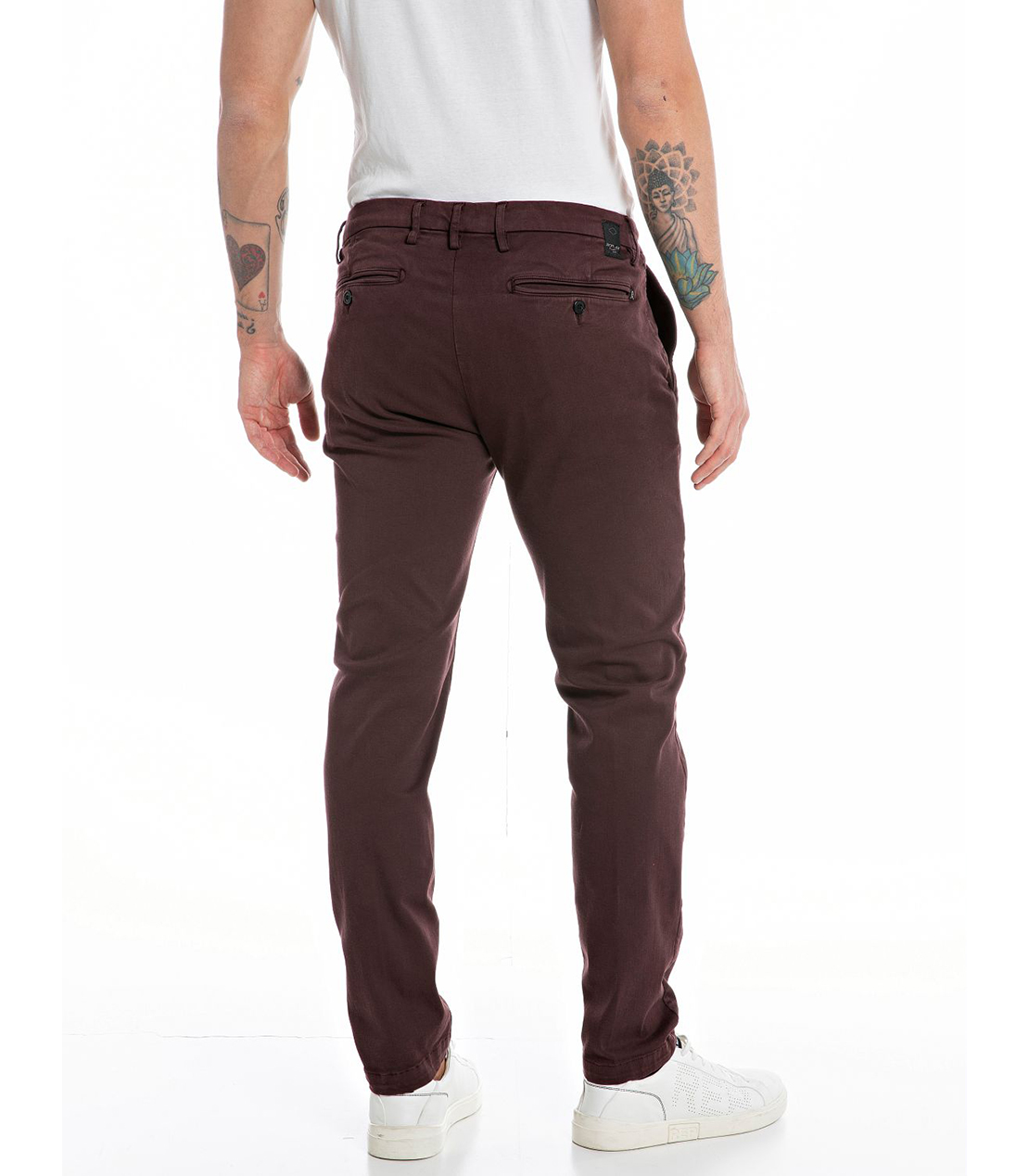 スリムフィットZEUMAR Hyper Chino X.Lite チノパンツ 詳細画像 オールドワイン 2